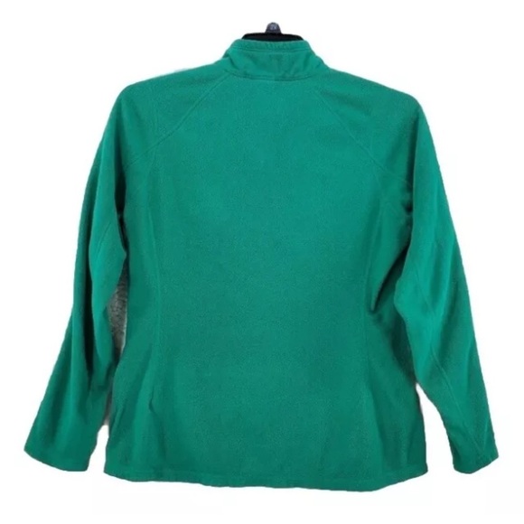 North Face 1/4 Zip Pullover Fleece Wmns M Green Polartec Outdoor Hiking Gorpcore - Picture 12 of 15